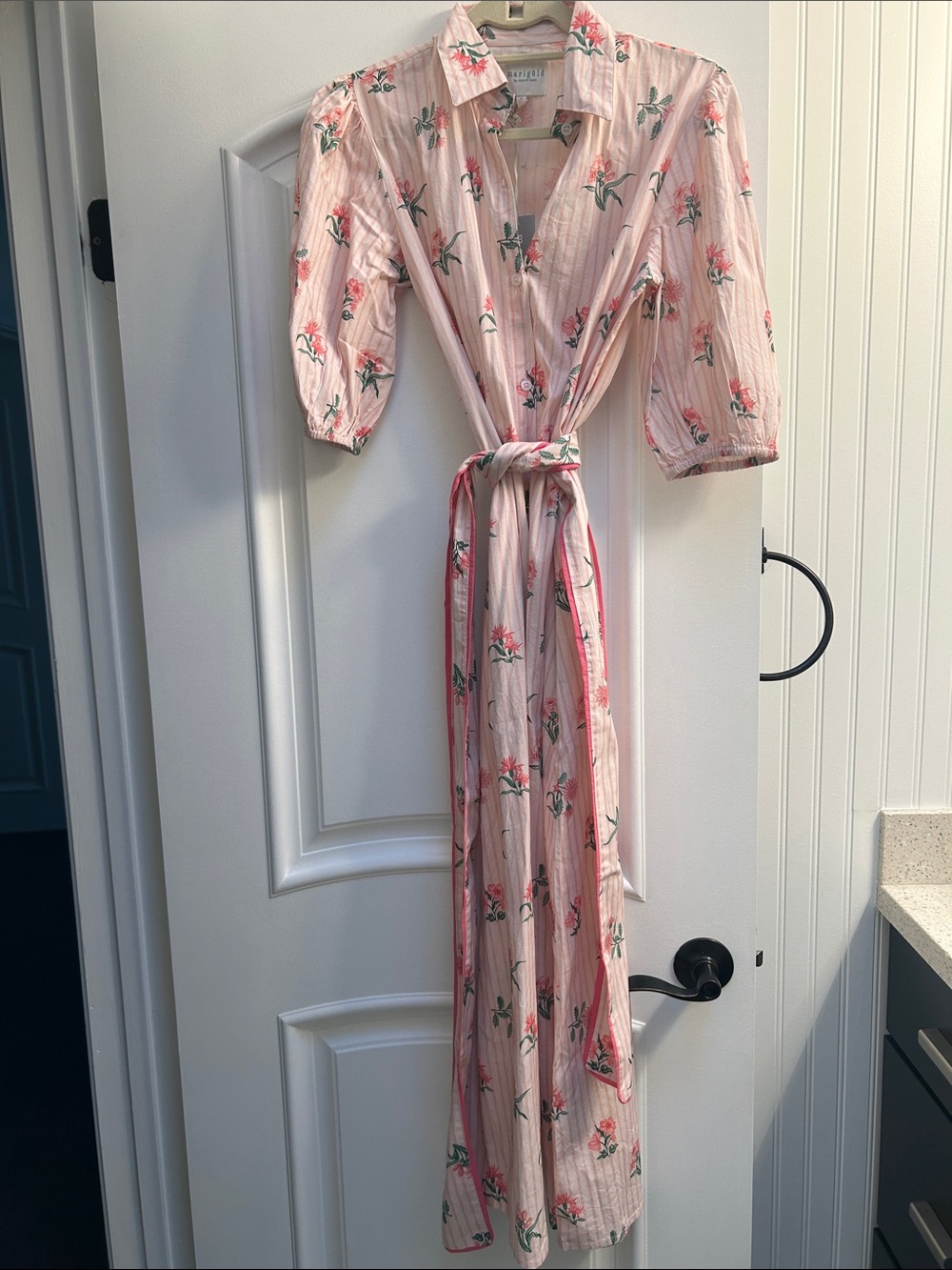 Marigold by Victoria Dunn Pink Floral Maxi Dress